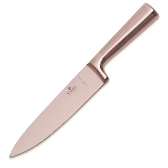 Nowość Stalowy Nóż Szefa Kuchni Berlinger Haus 22cm Bh-2934 Rose Gold...
